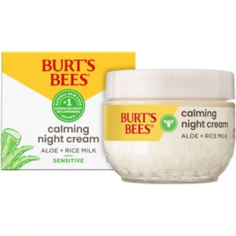 BURT’S BEES Night Cream for Sensitive Skin, NEW